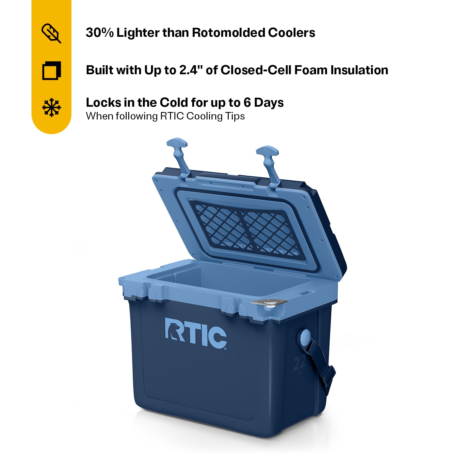 22 QT Ultra-Light Cooler