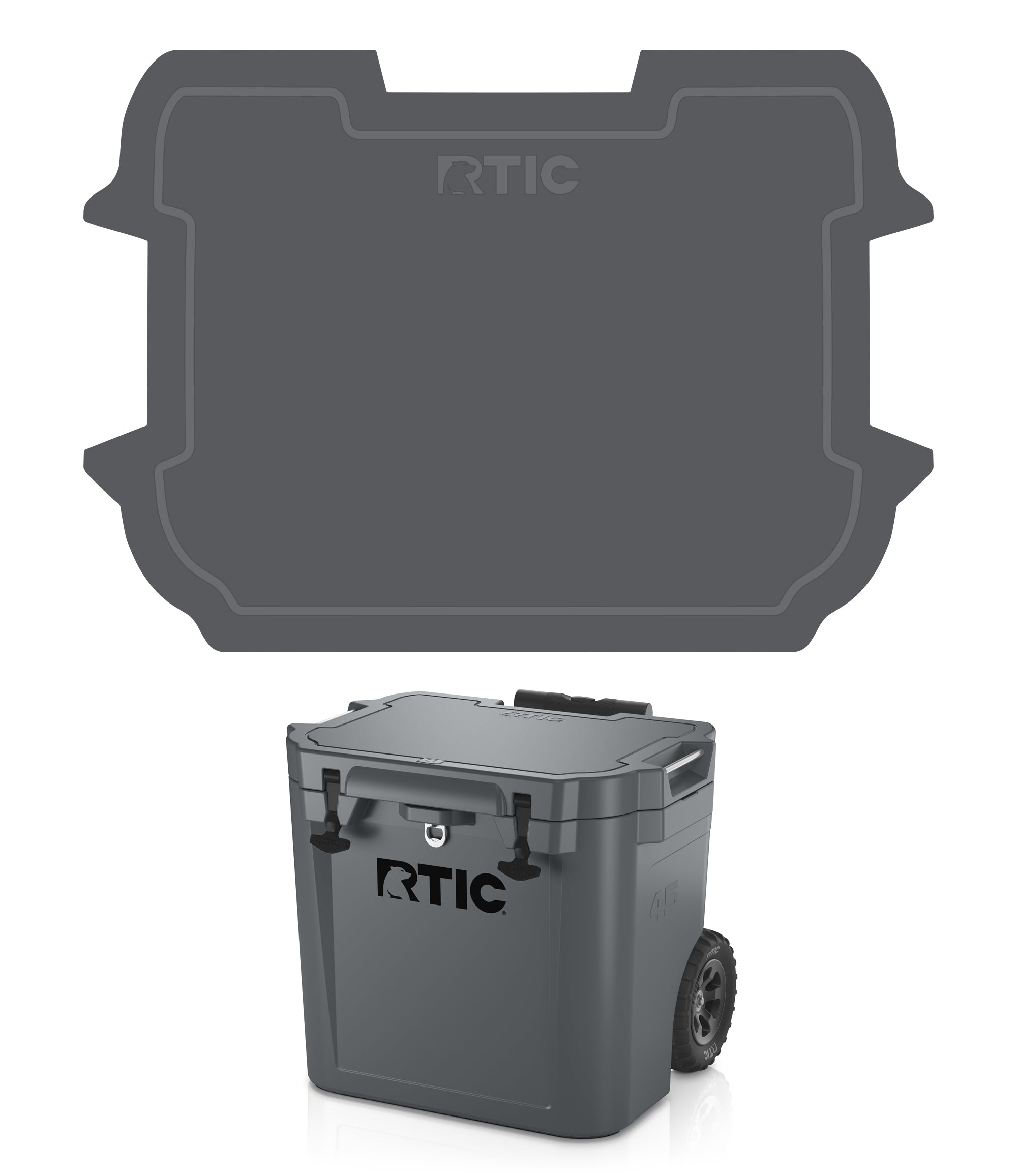 45 QT Ultra-Tough Wheeled Cooler