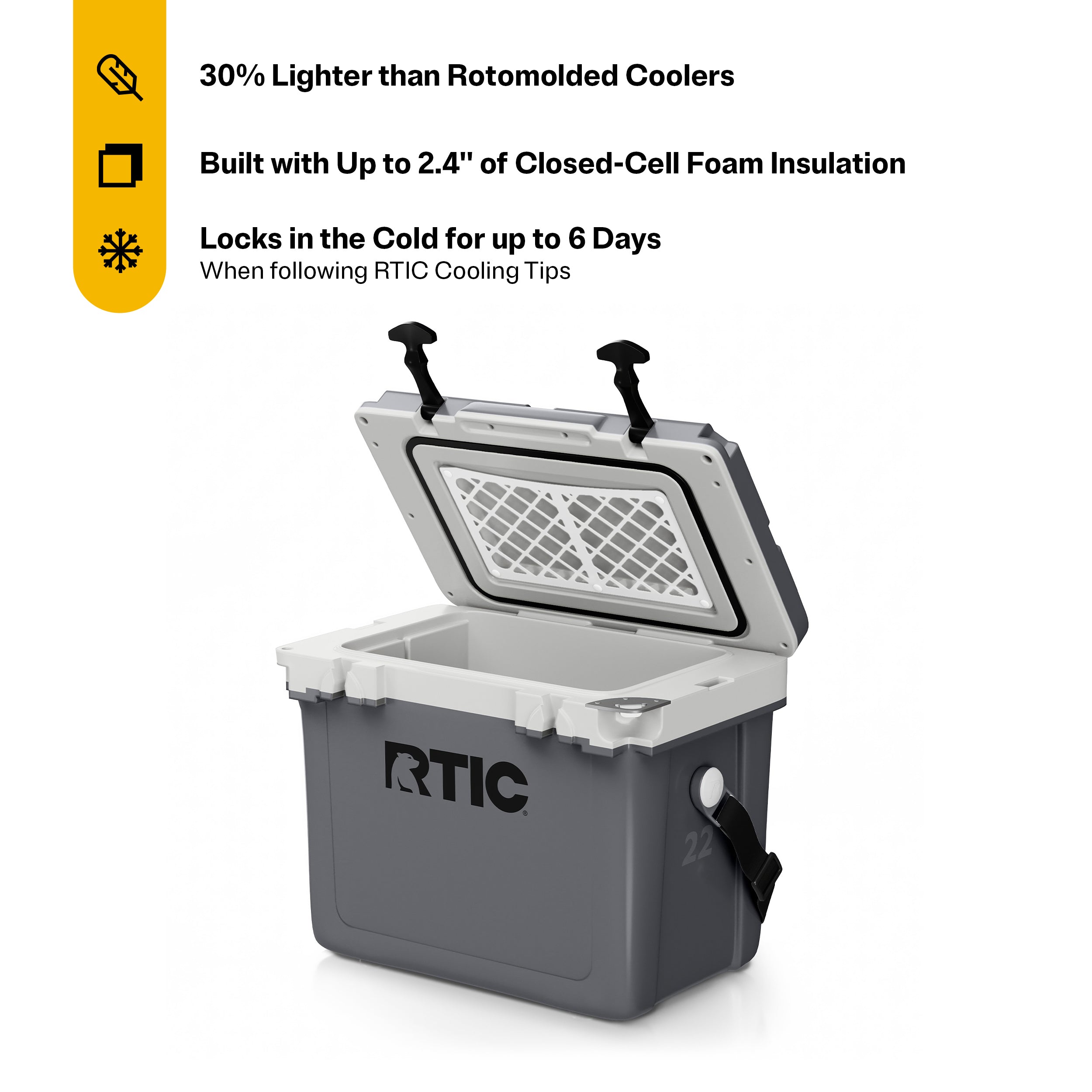 22 QT Ultra-Light Cooler