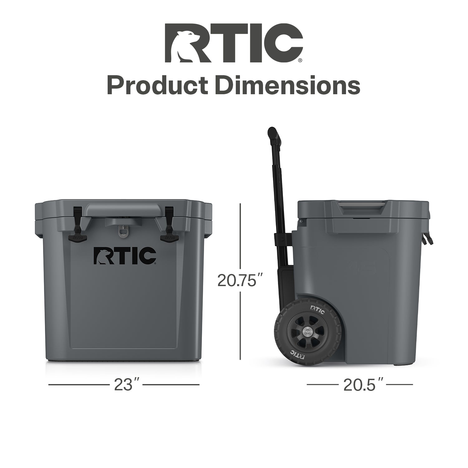 45 QT Ultra-Tough Wheeled Cooler