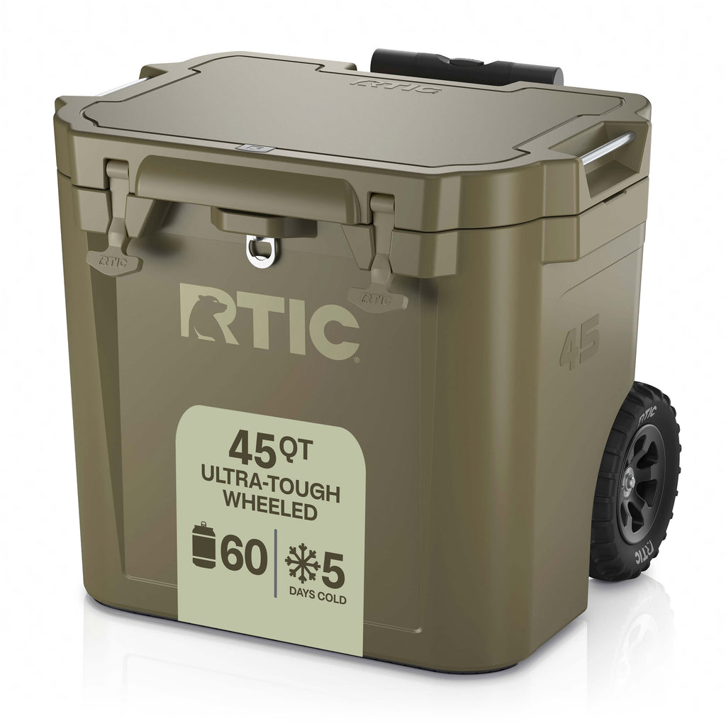 45 QT Ultra-Tough Wheeled Cooler
