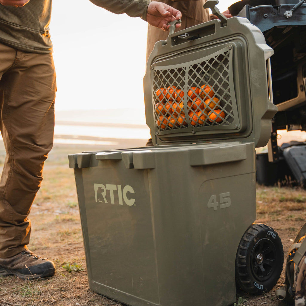 45 QT Ultra-Tough Wheeled Cooler